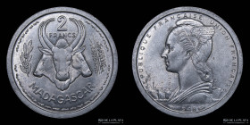 Madagascar. 2 Francs 1948. KM4