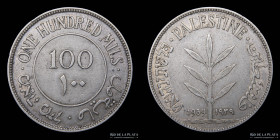 Palestina Britanica. 100 Mills 1939. KM7