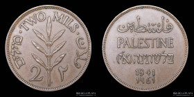 Palestina Britanica. 2 Mills 1941. KM2