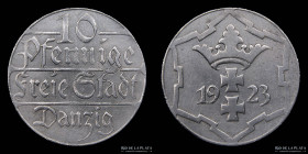 Danzig. 10 Pfennig 1923. KM143