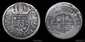 España. Felipe V. 2 Reales 1722 Sevilla. KM307