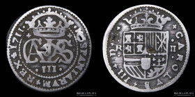 España. Barcelona. Carlos III pretendiente. 2 Reales 1711. KM5