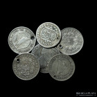 Sudamerica. Lote x 6 monedas de plata 1799-1879