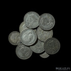 Gran Bretaña. Lote x10. Plata 1889 a 1942 a clasificar