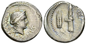C. Norbanus Denarius, 83 BC 

C. Norbanus. AR Denarius (18 mm, 4.00 g), Roma 83 BC.
Obv.Head of Venus right, wearing diadem; behind, control-mark X...