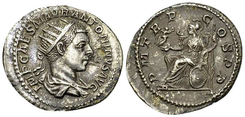 Elagabalus AR Antoninianus, Roma reverse 

Elagabalus (218-222 AD). AR Antonin...
