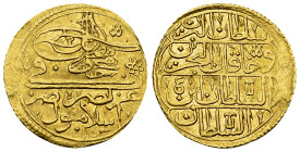 Mahmud I AV Zehri Mahbub 1143 AH 

Ottoman Empire. Mahmud I (1730-1754). AV Zeri Mahbub (20 mm, 2.57 g), 1143 AH, Islambol.
 NP 556.

Extremely f...