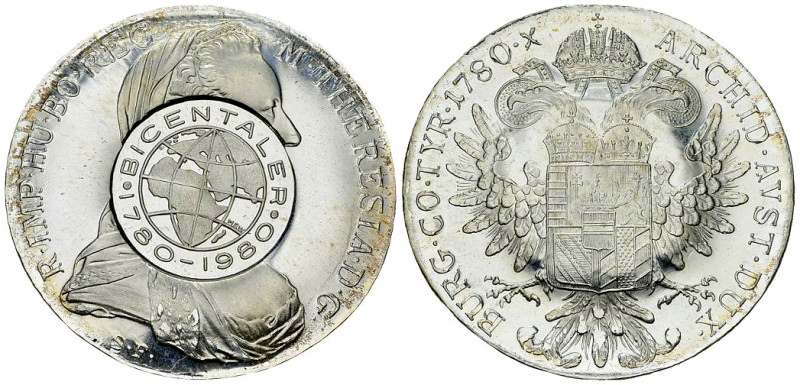 Österreich, AR Taler 1780 S.F. (1980) 

Austria. Maria Theresia nach 1780. AR ...