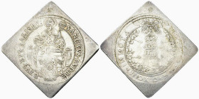 Salzburg, AR Turmtaler-Klippe 1593 

Salzburg, Erzbistum. Wolfgang Dietrich von Raitenau (1587 - 1612). AR Turmtaler-Klippe 1593 (43x42 mm, 28.57 g)...
