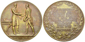 Österreich, AE Medaille 1916, 100 Jahre Nationalbank 

Österreich. AE Medaille 1916 (65 mm, 115.46 g), auf das 100-jährige Jubiläum der österreichis...