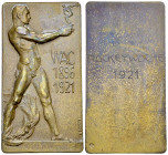 Österreich, AE Plakette 1921, WAC/Hockeywoche 

Österreich. Wien. AE Plakette 1921 (32x60 mm, 42.20 g), Hockeywoche des WAC (Wiener Athletiksport Cl...