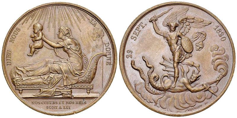 Bordeaux, AE Médaille 1820, Médaille de Saint Michel 

France, Bordeaux. AE Mé...