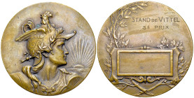 France, AE Médaille s.d., Stand de Vittel 

France. AE Médaille s.d. (c. 1900) (55 mm, 71.29 g), Stand de Vittel, 3e prix.

TTB.