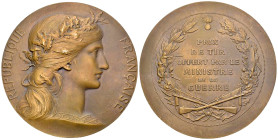 France, AE Médaille s.d., Prix de tir 

France. AE Médaille s.d. (50 mm, 64.19 g), Prix de tir offert par le ministère de la guerre.

SUP.