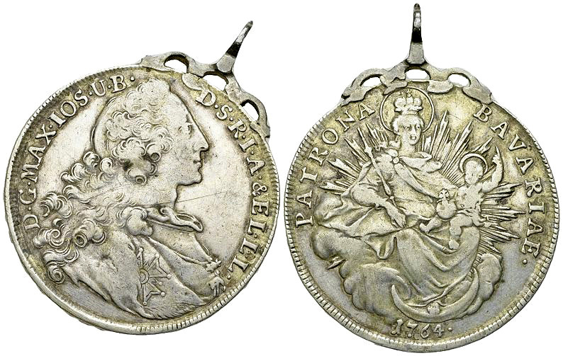 Bayern, AR Madonnentaler 1764 

Deutschland, Bayern. AR Madonnentaler 1764 (28...
