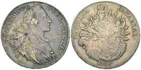Bayern, AR Madonnentaler 1768 

Deutschland. Bayern. AR Madonnentaler 1767 (41 mm, 27.93 g).
KM 519.1.

Justierspuren. Fast sehr schön.