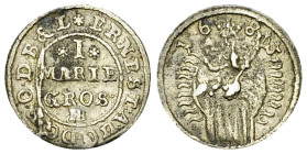 Braunschweig-Calenberg-Hannover, AR 1 Mariengroschen 1683 

Deutschland. Braunschweig-Calenberg-Hannover. Ernst August (1679-1698). AR 1 Mariengrosc...