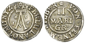 Braunschweig-Wolfenbüttel, AR 2 Mariengroschen 1656 

Deutschland, Braunschweig-Wolfenbüttel. August der Jüngere (1635-1666). AR 2 Mariengroschen 16...