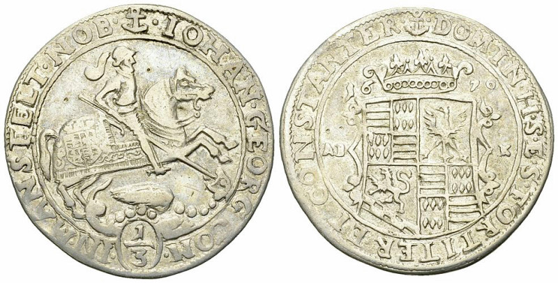 Mansfeld-Eisleben, AR 1/3 Taler 1670 

Deutschland. Mansfeld-Eisleben. Johann ...