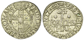Münster, Bistum, AR 1/24 Taler 1693 IO 

Deutschland. Münster, Bistum. Friedrich Christian von Plettenberg (1688-1706). AR 1/24 Taler 1693 IO (1.76 ...