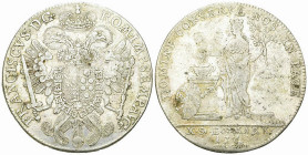 Nürnberg, AR Taler 1765, Frieden von Hubertusburg 

Deutschland, Nürnberg. Joseph II (1765-1780). AR Taler 1765 (41 mm, 27.85 g), auf den Frieden vo...