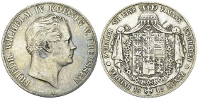 Preussen, AR Vereinsdoppeltaler 1842 A 

Deutschland, Preussen. Friedrich Wilhelm IV (1840-1861). AR Vereinsdoppeltaler 1842 A (40 mm, 36.87 g), Ber...