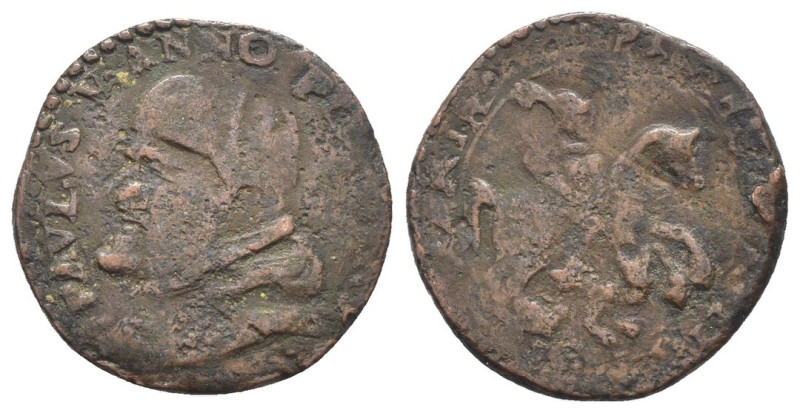 Ferrara - Stato Pontificio - Paolo VI (1605 - 1621) - Quattrino 1613 - Anno: VII...