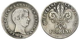 Firenze - Granducato di Toscana - Leopoldo II (1824-1859) - fiorino da 100 quattrini 1843 - Ag - gr. 6,61

BB

SPEDIZIONE SOLO IN ITALIA - SHIPPIN...