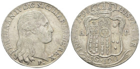 Napoli - Ferdinando IV di Borbone (1759-1816) 120 Grana 1798 - Ag. - gr. 27,47

BB

SPEDIZIONE SOLO IN ITALIA - SHIPPING ONLY IN ITALY