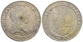 Napoli - Regno di Napoli - Ferdinando IV (1759 - 1816) - 1 Piastra 1805, 15° tipo - Ag 833 - Gig# 71

qSPL

SPEDIZIONE SOLO IN ITALIA - SHIPPING O...
