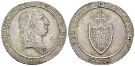 Napoli - Regno di Napoli - Ferdinando IV (1759 - 1816) - 1 Piastra 1805, 16° tipo - NC - Ag 833 - Gig# 72b

BB

SPEDIZIONE SOLO IN ITALIA - SHIPPI...