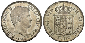 Napoli - Ferdinando II di Borbone (1830-1859) - Piastra da 120 Grana 1838 - Ag - Mont. 757/759

SPL

SPEDIZIONE SOLO IN ITALIA - SHIPPING ONLY IN ...