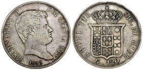 Napoli - Ferdinando II di Borbone (1830-1859) - Piastra da 120 Grana 1839 - RARA - Ag.

BB

SPEDIZIONE SOLO IN ITALIA - SHIPPING ONLY IN ITALY