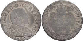 Regno di Sardegna - 20 soldi 1796 - Vittorio Amedeo (1773 - 1796) - zecca di Torino - gr. 5,67 - C.N.I. 143 - perizia Moruzzi

qBB

SPEDIZIONE SOL...