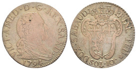 Vittorio Amedeo III (1773 - 1796) - 10 Soldi 1794 - Zecca: Torino - NC - Mi - UNI# 93

MB/BB

SPEDIZIONE SOLO IN ITALIA - SHIPPING ONLY IN ITALY