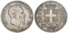Vittorio Emanuele II (1861-1878) - 5 Lire 1878, II° tipo - Zecca: Roma - NC - Ag 900 - Gig# 53

BB

SPEDIZIONE SOLO IN ITALIA - SHIPPING ONLY IN I...