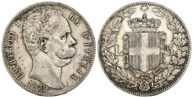 Umberto I (1878-1900) - 5 Lire 1879, II° tipo - Ag 900 - Gig# 24 

BB

SPEDIZIONE SOLO IN ITALIA - SHIPPING ONLY IN ITALY