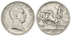 Vittorio Emanuele III (1900-1943) - 2 lire 1917 "Quadriga Briosa" - RARA - Ag. (Mont.157)

SPL

SPEDIZIONE SOLO IN ITALIA - SHIPPING ONLY IN ITALY