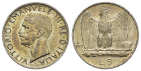 Vittorio Emanuele III (1900-1943) 5 lire aquilotto 1927 (** 2 rosette) - Ag.

BB

SPEDIZIONE SOLO IN ITALIA - SHIPPING ONLY IN ITALY