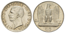 Vittorio Emanuele III (1900-1943) - 5 Lire Aquilotto 1929 ** (Gig. 76a) Ag. - 

qFDC

SPEDIZIONE SOLO IN ITALIA - SHIPPING ONLY IN ITALY