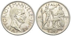 Vittorio Emanuele III (1900-1943) - 20 Lire Littore 1928 VI - Ag. RARO (Mont. 67)

mBB

SPEDIZIONE SOLO IN ITALIA - SHIPPING ONLY IN ITALY