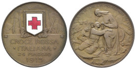 Moneta/Medaglia - 10 Centesimi Croce Rossa 1915 - Opus: Stefano Johnson - Cu - Gr. 9,14 - mm 30 - Cavazzoni# 12

SPL/FDC

SPEDIZIONE SOLO IN ITALI...