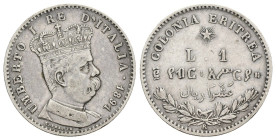 Eritrea Italiana - Umberto I (1878-1900) - 1 Lira 1891 NC - Ag. (Mont. 85)

BB

SPEDIZIONE SOLO IN ITALIA - SHIPPING ONLY IN ITALY