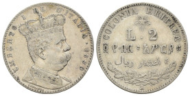 Eritrea Italiana - Umberto I (1878-1900) - 2 Lire 1890 - NC - Ag. (Mont. 83)

BB

SPEDIZIONE SOLO IN ITALIA - SHIPPING ONLY IN ITALY