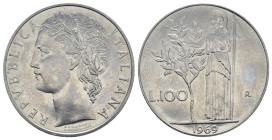 Monetazione in Lire (1946-2001) - 100 Lire Minerva 1969 - Ac. - Mont.37

SPL

SPEDIZIONE IN TUTTO IL MONDO - WORLDWIDE SHIPPING