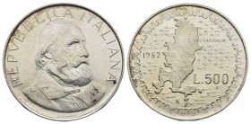 Repubblica Italiana - Monetazione in Lire (1946-2001) 500 Lire Clebrative "G. Garibaldi" 1982 - Ag

FDC

SPEDIZIONE IN TUTTO IL MONDO - WORLDWIDE ...