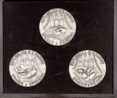 San Marino - Set 3 medaglie di Omaggio a Grandi Musicisti (Offenbach - Pizzetti - Ciajkovski) - mm 60 - complessivamente gr. 418 - Ag.800

SPEDIZION...