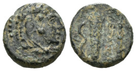 Greek bronze coin, Weight 12 gr - Diameter 1.48 mm Greek bronze coin