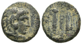 Greek bronze coin, Weight 6.21 gr - Diameter 19 mm Greek bronze coin