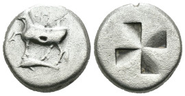 Greek silver coin, Weight 4.82 gr - Diameter 16 mm Greek silver coin
THRACE,  Circa 340-320 BC. AR